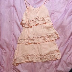 Light pink small floral dress